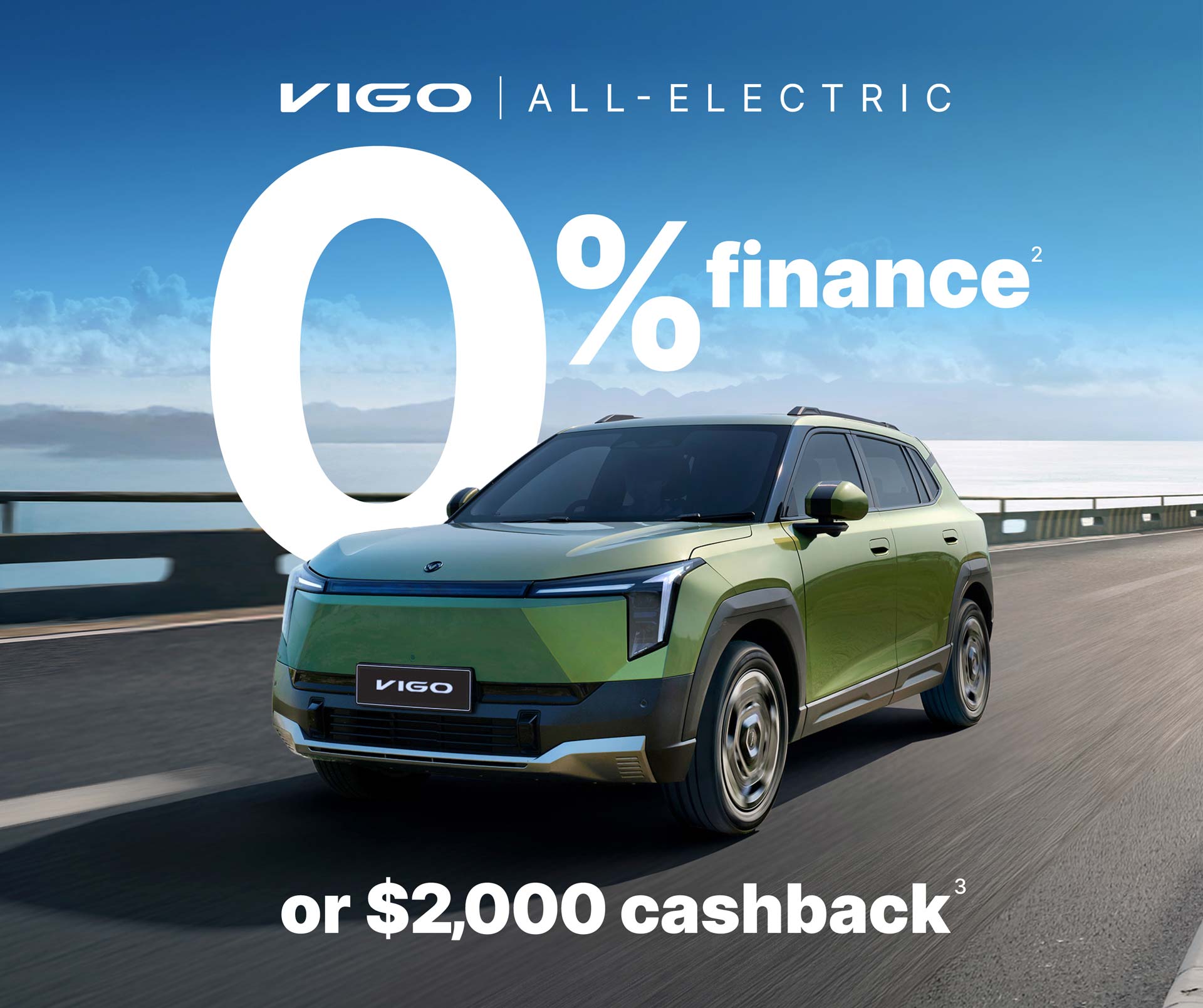 Dongfeng VIGO special offer with 0% finance or $2,000 cashback